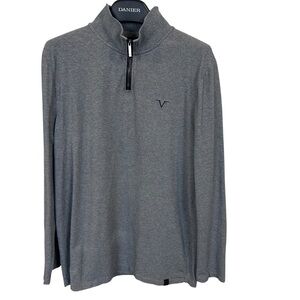 Versace V19-69 Abbigliamento Sportivo SRL 100% cotton 1/4 Zip Mens Top sz L